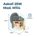 Насос для стиральной машины Askoll M114, 25W, 3 винта, фишка назад